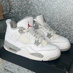 Air Jordan 4 Retro GS white oreo